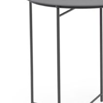 Set di 6 tavolini rotondi AUSTIN in acciaio antracite
