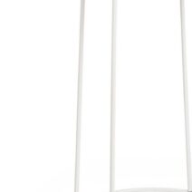 Set di 4 tavolini AUSTIN in acciaio bianco