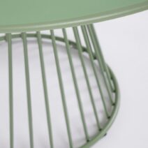 Tavolo rotondo AUSTIN in acciaio verde Ø 120 cm
