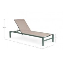 Lettino KONNOR verde