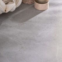 Tavolo fisso ISACCO in pietra naturale e struttura in alluminio beige 240x110 cm