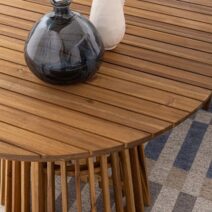 Tavolo ovale RODANO in legno acacia 220x100 cm