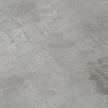 Tavolo CARRARA in legno, finitura grigio cemento e base in metallo verniciato antracite, allungabile 180×90 cm – 260×90 cm