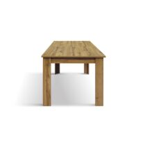Tavolo ZAGABRIA in legno, finitura rovere rustico, allungabile 140x80 cm - 180x80 cm