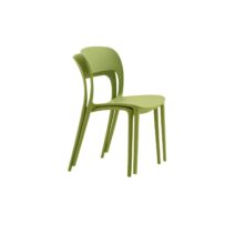 Set di sedie SOUTH BEACH in polipropilene verde oliva
