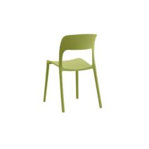 Set di sedie SOUTH BEACH in polipropilene verde oliva
