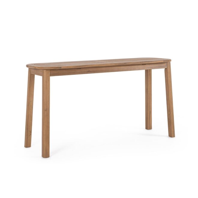 Consolle MONSARAZ in legno di acacia effetto teak