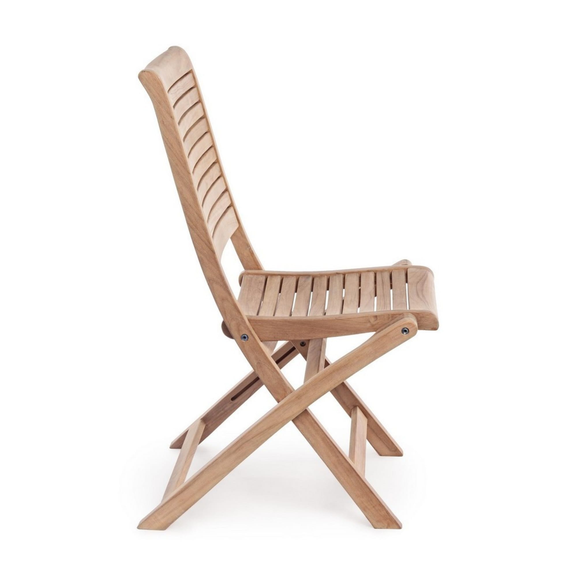 Set di sedie GALILEA in legno teak, pieghevoli