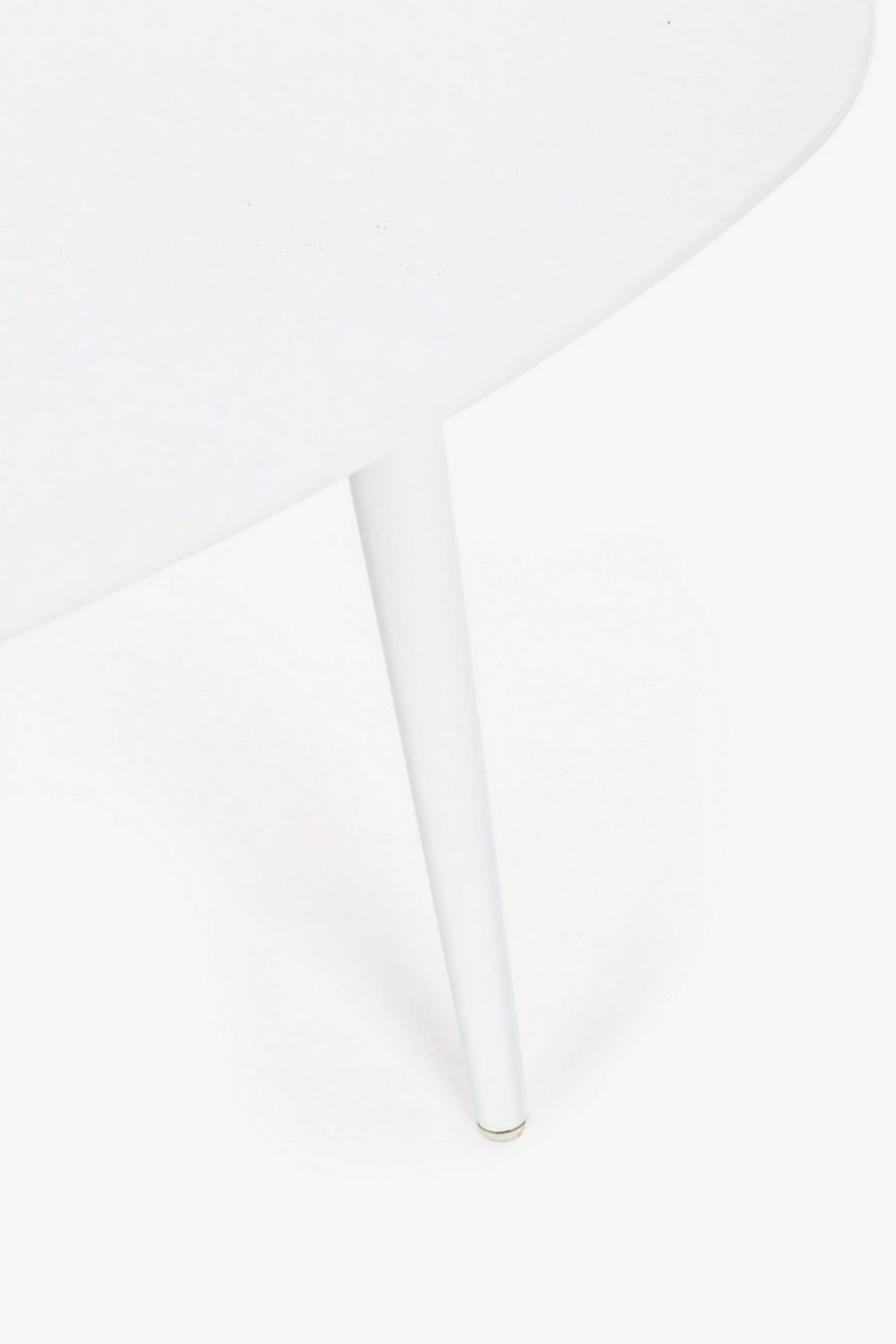 Tavolino ovale da giardino FARO in alluminio bianco verniciato a polvere, 120×75 cm