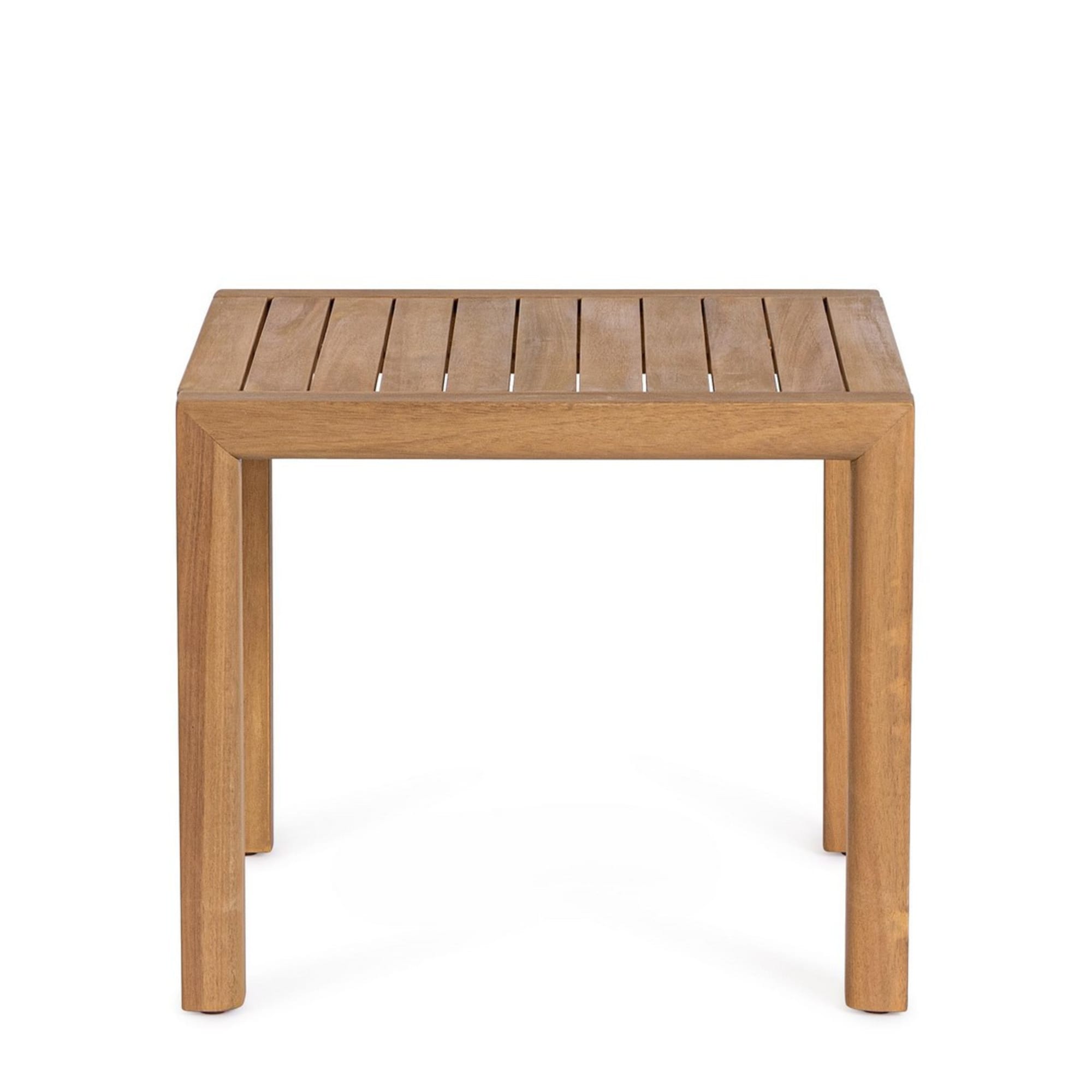 Tavolino quadrato MONSARAZ in legno di acacia, 47×47×41 cm
