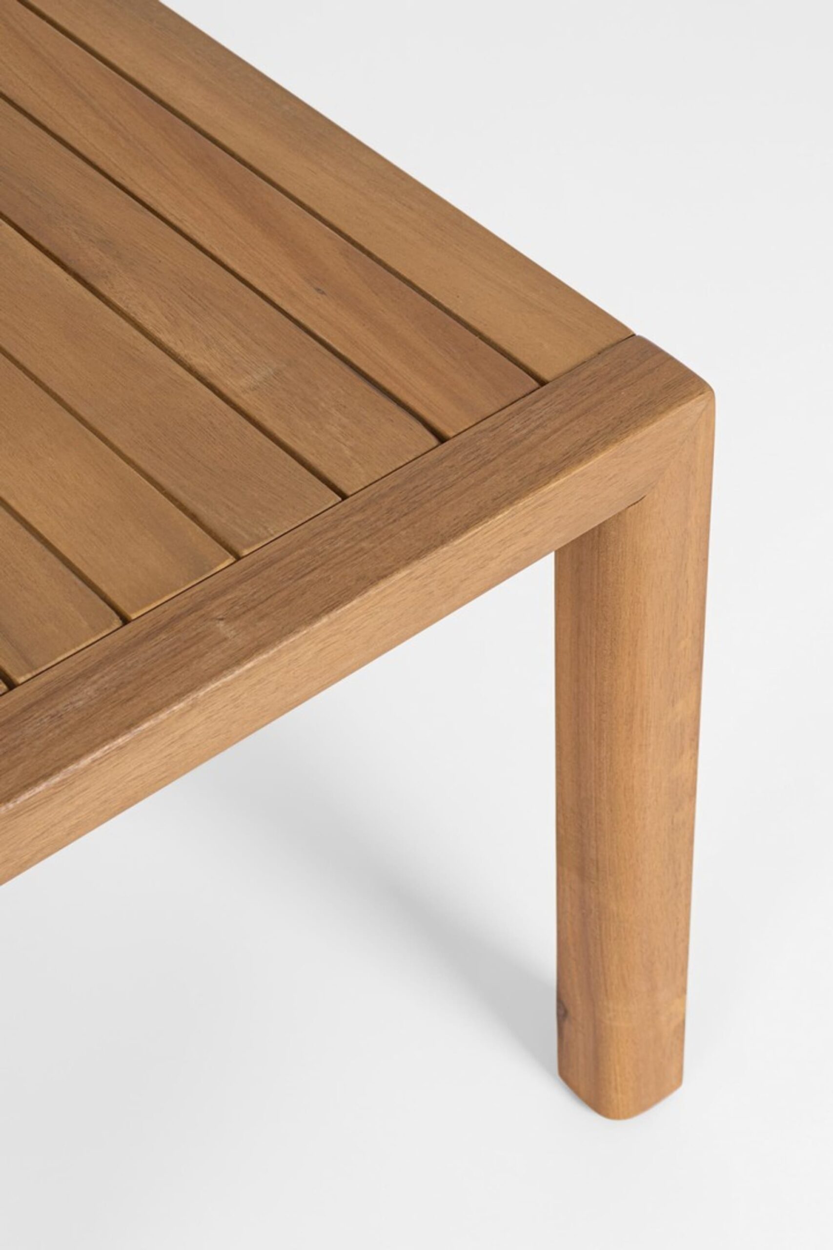 Tavolino quadrato MONSARAZ in legno di acacia, 47×47×41 cm