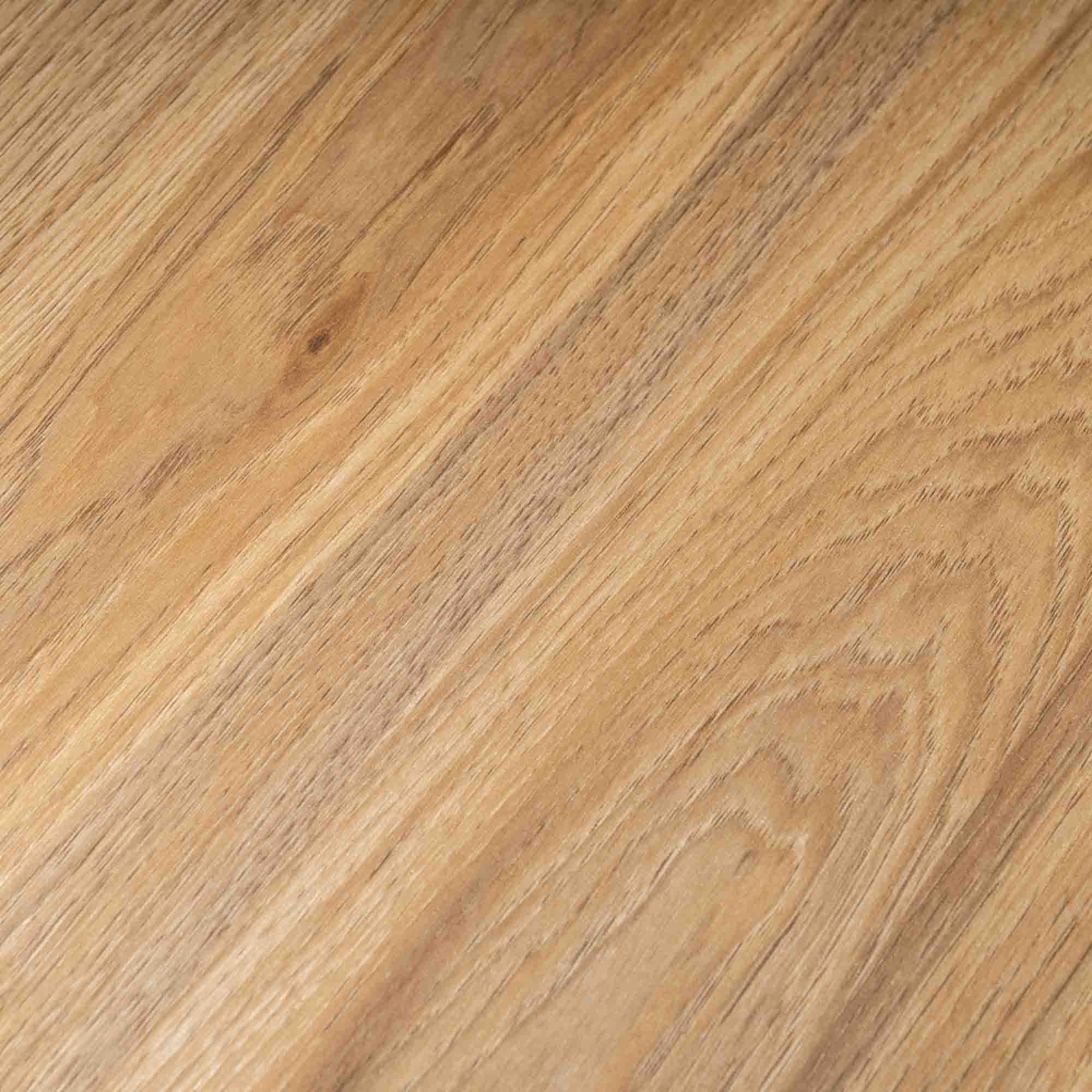 Tavolo TROPEA in mdf con finitura melaminica effetto rovere invecchiato e base in metallo verniciato nero, allungabile 90x70x76 cm – 125x70x76 cm